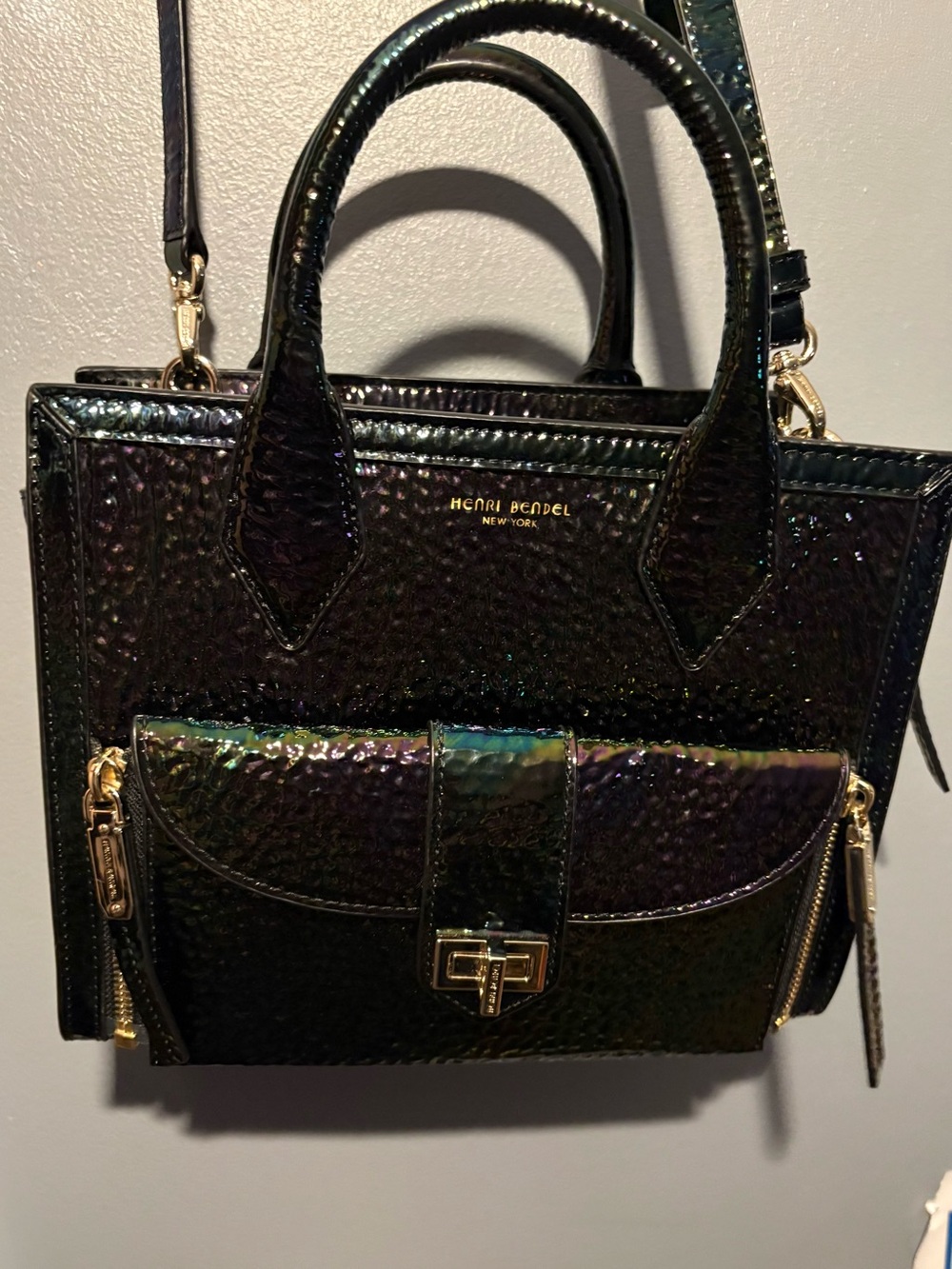 Henri Bendel Rivington Mini Petrol tote - Picture 8 of 15